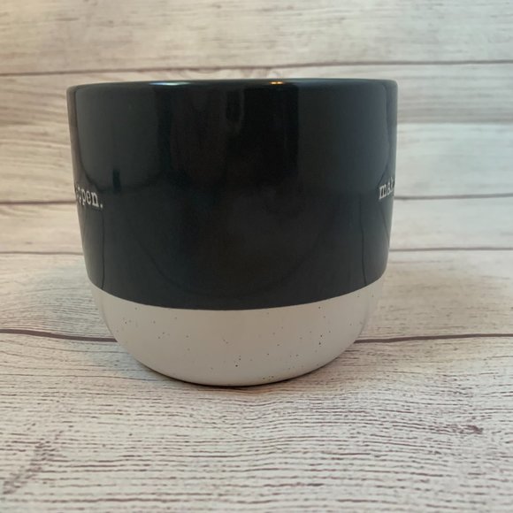 Coffee Mug with Dog Bone and MAKING FETCH HAPPEN Saying Grey and White Two Sided - Picture 3 of 9